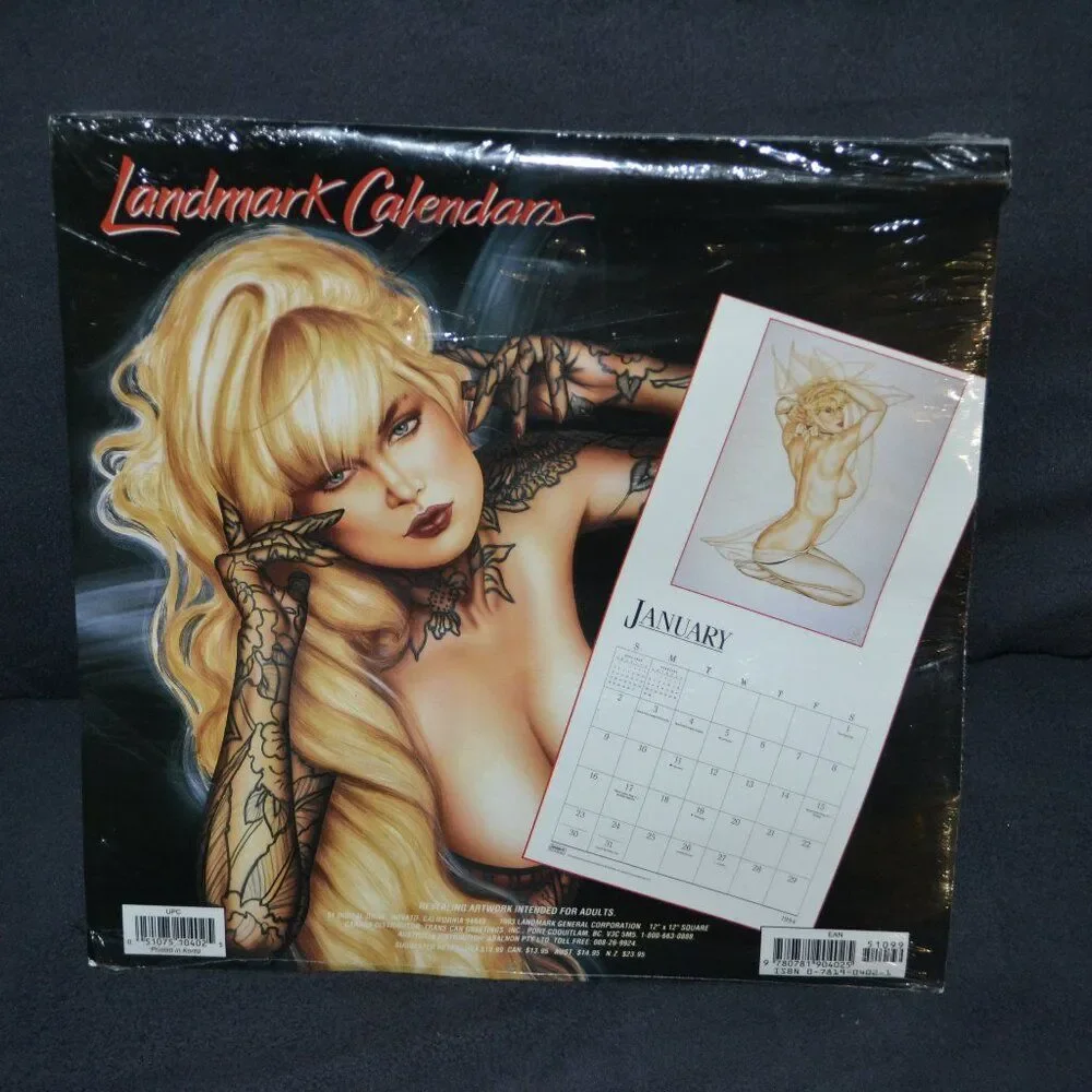 Vintage! 1994 Olivia De Berardinis Erotic Sealed Pin Up Collectible Art Calender